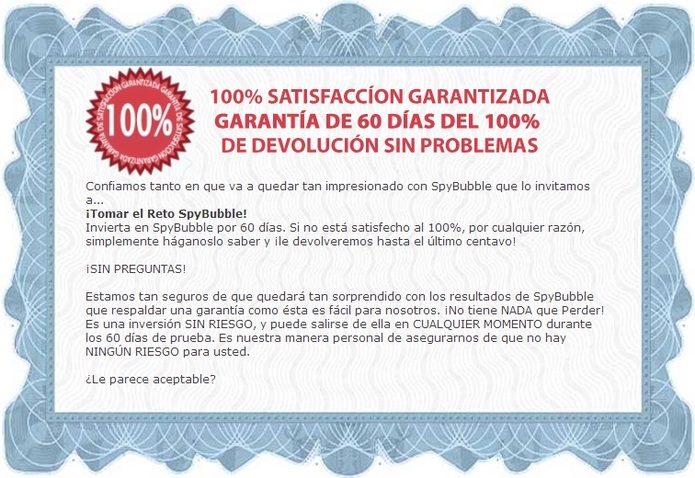 Garantia Spybubble